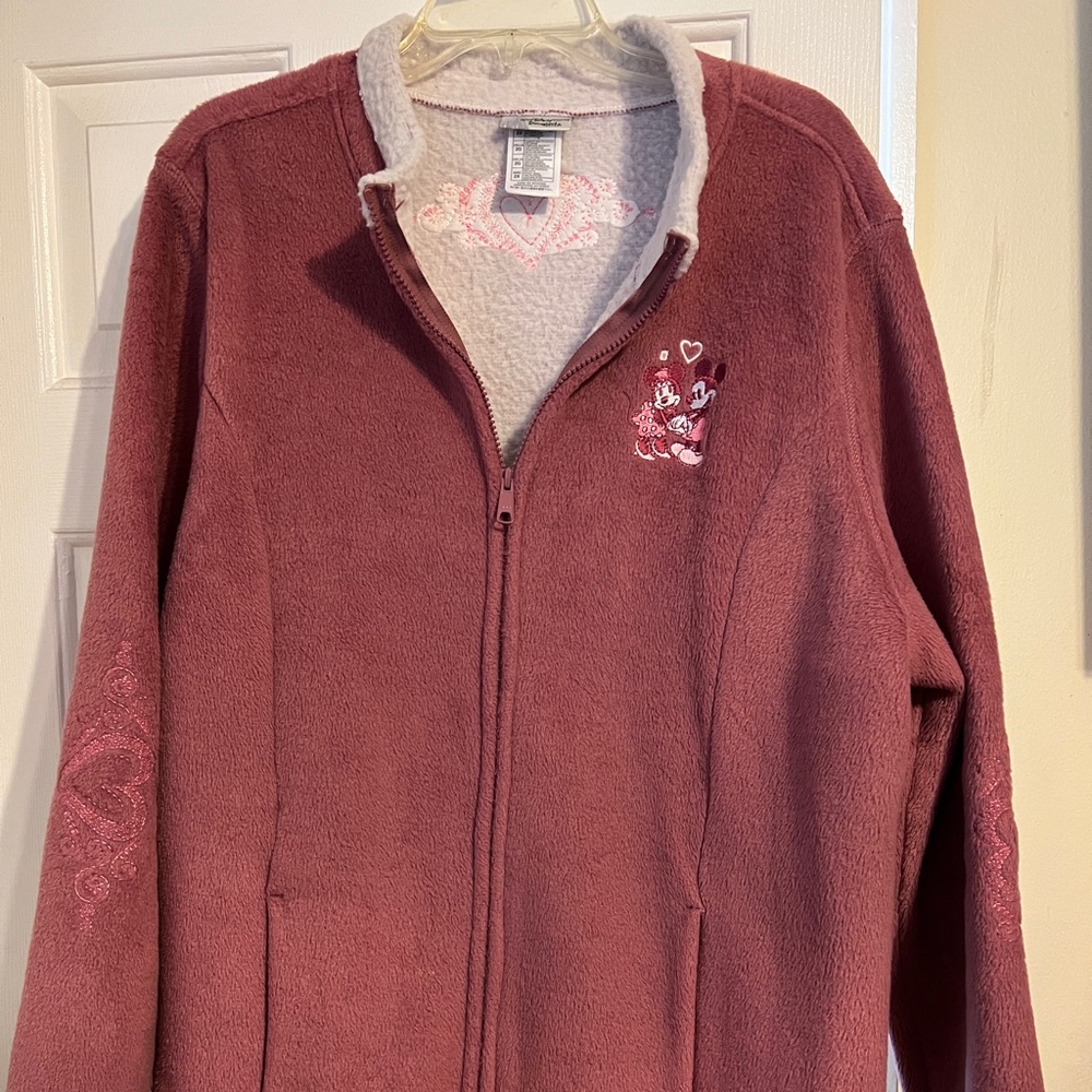 Disney Mickey & Minnie embroidered jacket.